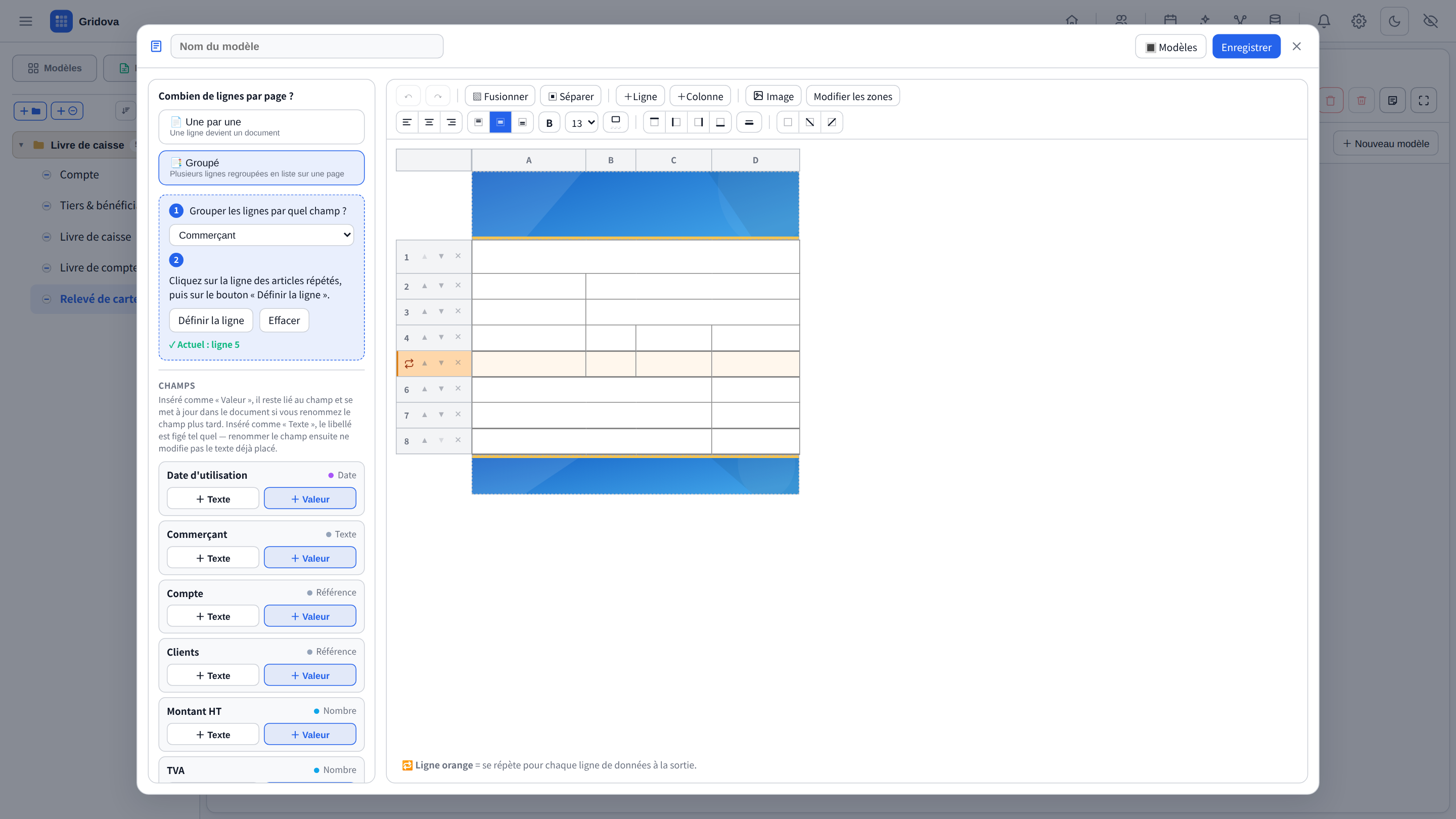Document template builder
